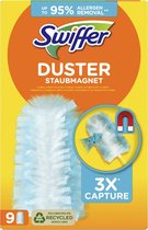 Swiffer Duster Trap & Lock - 9 pièces - Recharge de lingettes anti-poussière