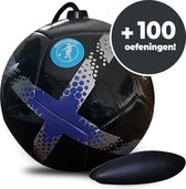 Minisoccerbal bal aan touw - Sense bal - Trainingsbal - Skill Ball - Zwart