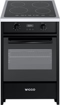 Bol.com Wiggo WIO-E621A(BX) - Freestanding - Induction - Oven - 60cm - Zwart Inox aanbieding