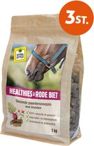 VITALstyle Healthies Met Rode Biet - Gezonde Paardensnoepjes - Laag In Suiker - 1 kg - 3 stuks