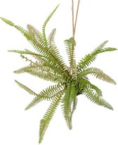 Greenmoods Kunstplanten - Kunstplant - Hangplant - Varen bal - Zijde - 45cm