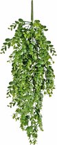 Greenmoods Kunstplanten - Kunstplant - Hangplant - Pannenkoek - Zijde - 61 cm