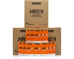 MRE-9 Noodrantsoen 3 maanden | 90x 500g | 2.430 Kcal Per Dag | Met extra vitaminen | Vegan, Lactose-vrij, zonder GMO