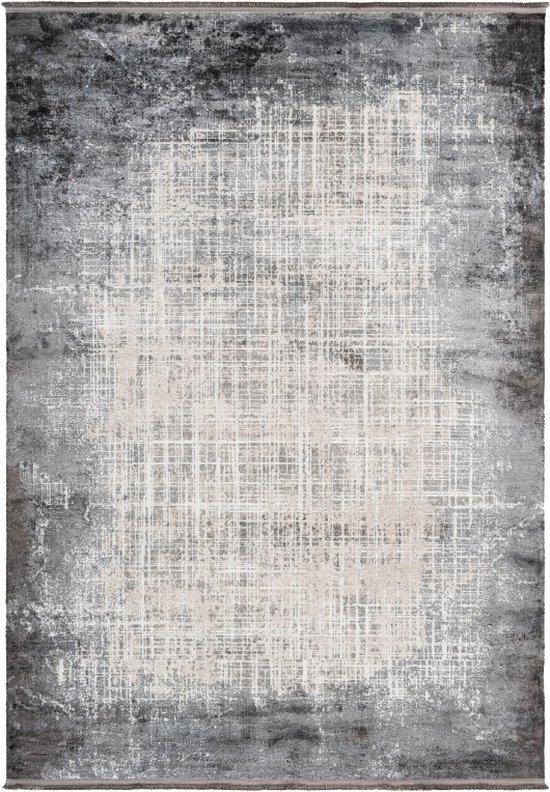 Elysee | Laagpolig Vloerkleed | Silver | Hoogwaardige Kwaliteit | 160x230 cm