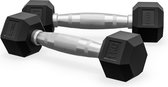 ZEUZ Hexa Dumbbells Set 2 x 1 KG – Dumbell - Hexagon Gewichten Dumbbellset – Krachttraining Dumbellset voor CrossFit & Fitness