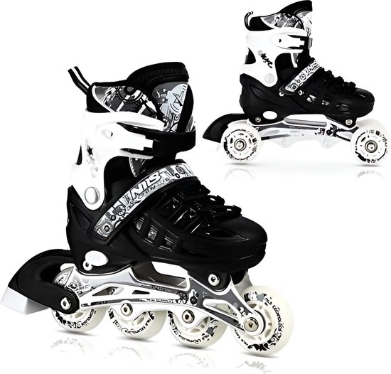Primero - Schaatsen dames - schaatsen heren - schaatsen verstelbaar (39-42) - 4 in 1 skates - skeelers combinatie