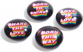 Trendform Magnet Eye - Pride - set van 4 verschillende