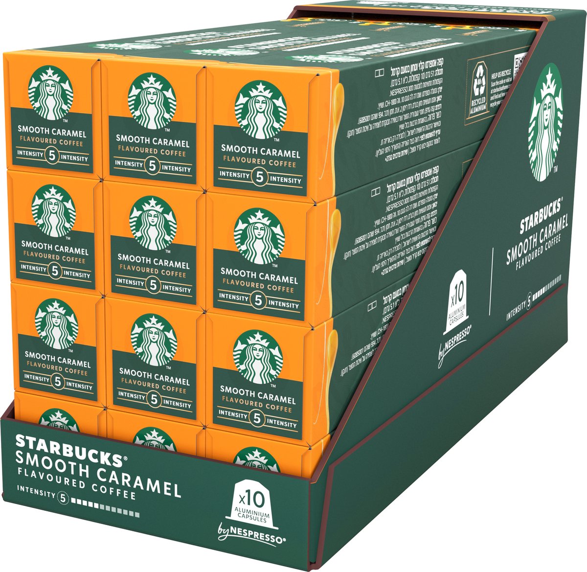 120 capsules STARBUCKS® Smooth Caramel by Nespresso®, for espresso coffee