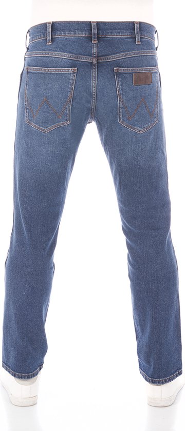 Wrangler Jeans pour hommes Greensboro régulier/droit Blauw 36W / 34L