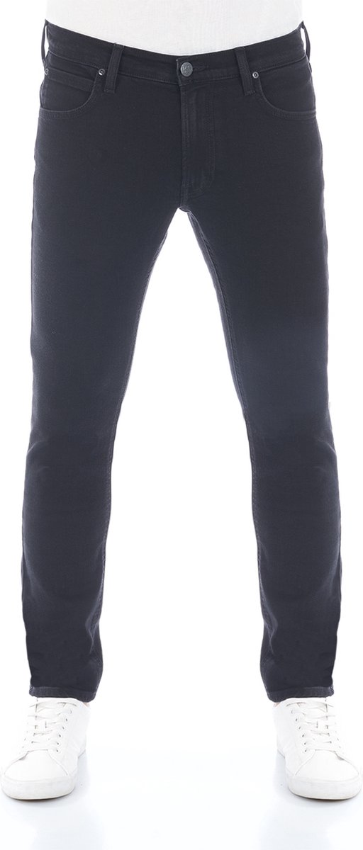 Lee Heren Jeans Broeken Luke Slim Tapered tapered Fit Zwart Volwassenen Denim Jeansbroek
