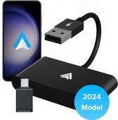 Lukwik® Android Auto Dongle PRO - Draadloos verbinden met Android Auto - Android Auto - 2024 Versie - Zwart