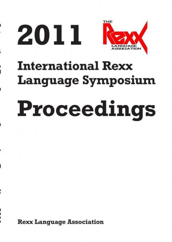 2011 International Rexx Language Symposium Proceedings - cover