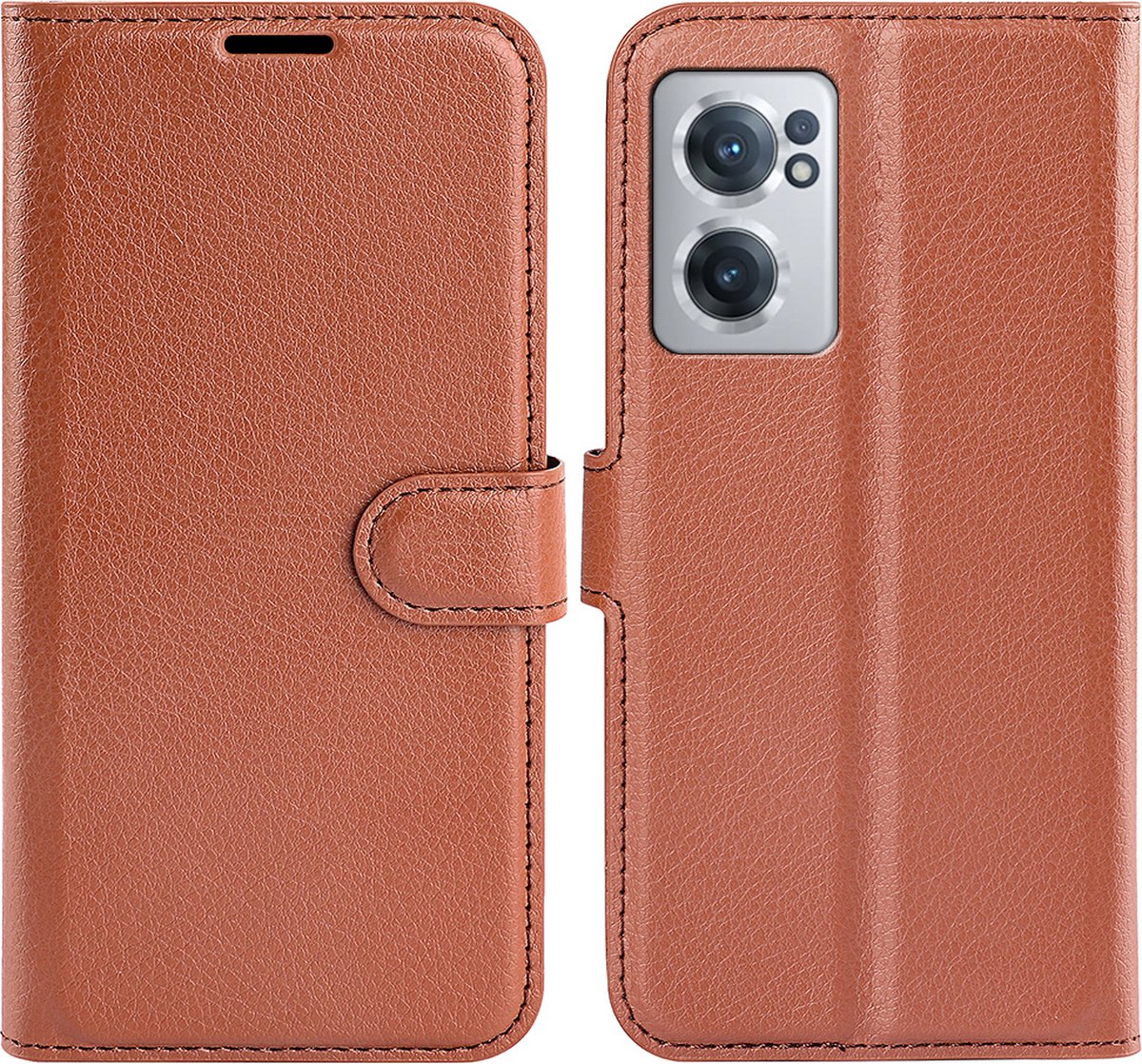 ProGuard OnePlus Nord CE 2 Wallet Flip Case Bruin