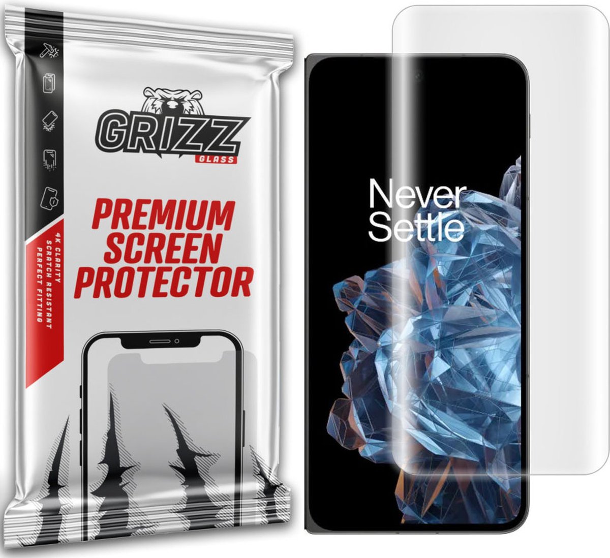 GrizzGlass OnePlus Open Screen Protector Hydrofilm