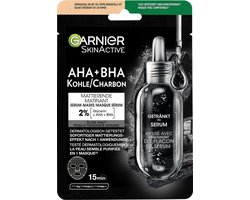 Garnier SkinActive Tissue Masker met Charcoal - 1 stuk