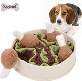 Snuffelmat Hond - Honden speelgoed - Snuffelkussen - Langzaam Honden eetbak - Anti schrokbak hond - Langzaam Voeren - Denkspelletjes voor honden