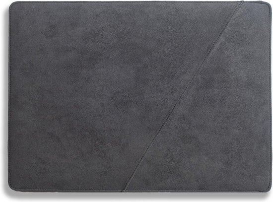 ALCANSIDE® Alcantara Laptop Bag 14 pouces – Zwart Grijs – Housse de Luxe pour ordinateur portable – Housse pour ordinateur portable – Convient pour Macbook Air & Pro – Alcantara Space Grey