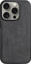 iPhone 15 Pro Max - Coque Alcantara avec aimant MagSafe - Gris sidéral