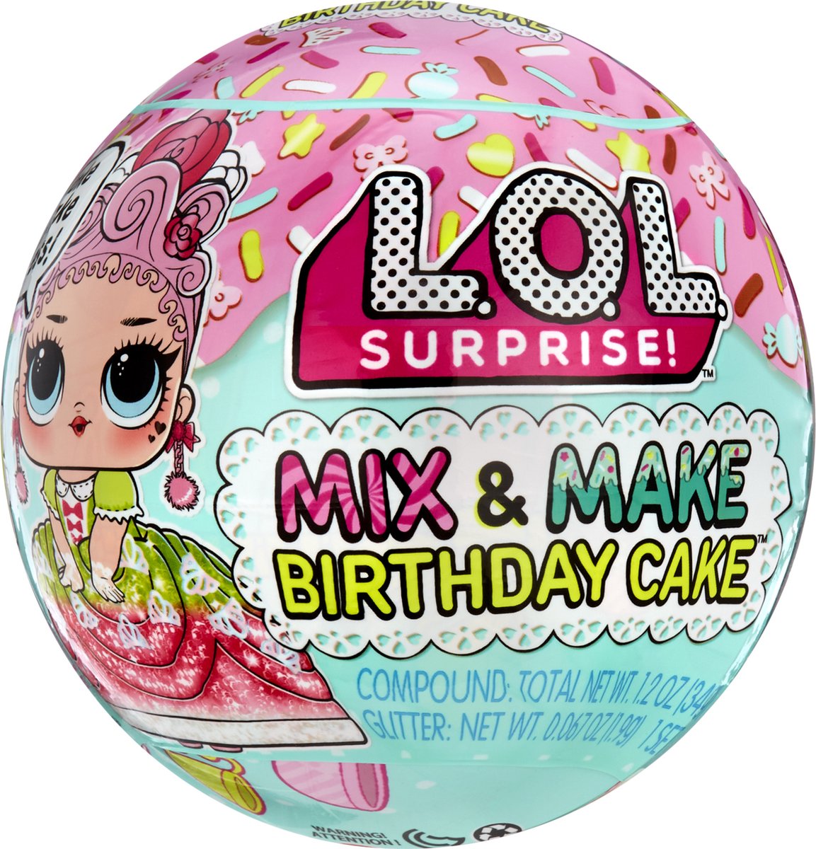 L.O.L. Surprise! Mix & Make Birthday Cake - Verrassingsitem - Minipop - L.O.L. Surprise!