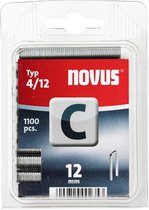 Novus - Typ 4/12 C-12 mm Staples (Pack of 1100) /Stationery
