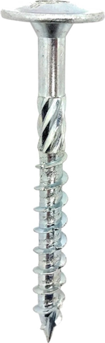 Woodies - Tellerkopschroeven - Torx 40 Tellerkop - 8 x 380mm - Deeldraad - Verzinkt (50 stuks)