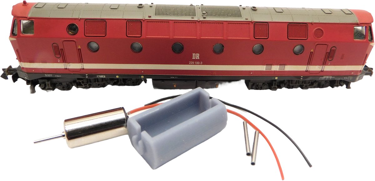 micromotor NB003 motor ombouwset voor Brawa BR 119, BR 229