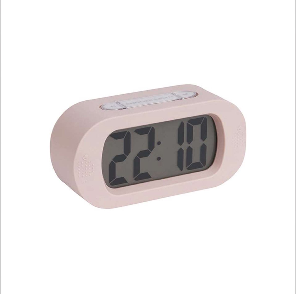 Digitale Wekker Klok - 24uurs wekker - Werkt Op Batterijen - Makkelijk Instelbaar Alarm met Snooze en licht Functie - Kinderwekker Reiswekker - Digitale LED Klok/Wekker - Trendy Wekker Met Snooze functie - Stevige Alarmklok - Licht Roze — cadeau in Elektronica - foto 2