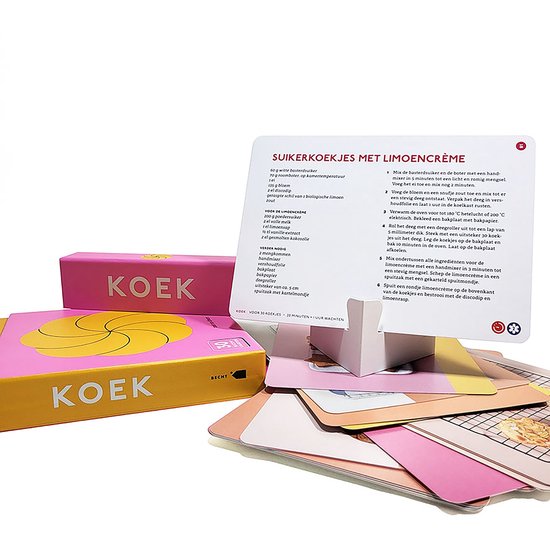 30 receptkaarten - Koek