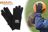 Heat Essentials - Gants Thermo Enfants - Taille 14+ S/ M - Extra Grip - Gants Softshell Enfants - Gants de Football - Gants de Sport Enfant