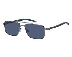 Tommy Hilfiger Th 2078/S Rechthoekig Metaal Heren Zonnebril