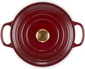 Bol.com Le Creuset Braadpan Signature - Garnet - ø 22 cm / 3.3 liter aanbieding