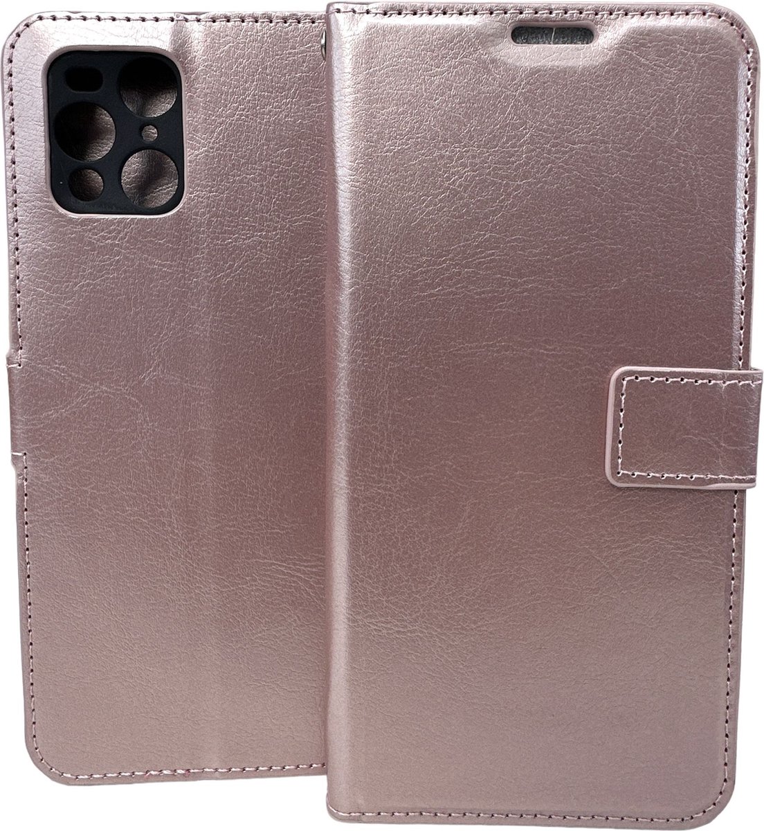 Portemonnee Book Case Hoesje Geschikt voor: Oppo Find X3 Pro - rosegoud