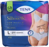 Voordeelverpakking 3 X TENA Silhouette Norm wit - Lage Taille - Large, 10st (795610)