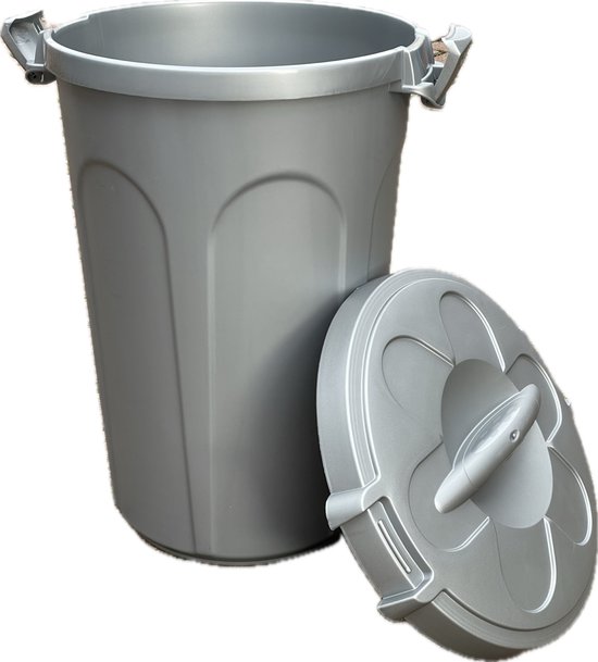 Stockage / Fût d'alimentation avec couvercle 46 litres