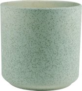 Linen & More - Bloempot 'Cylinder' (10cm, Groen)