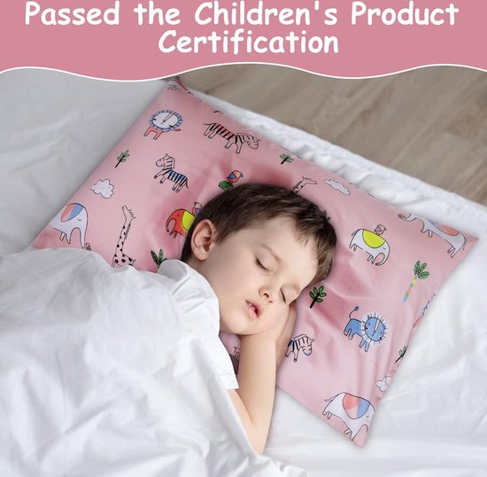 PinkZebra Bio-Musselin Double Gauze Kissenbezug 40 x 40 cm für Kinder