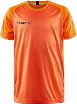 Craft Progress 2.0 Graphic Shirt Korte Mouw Kinderen - Oranje / Zwart | Maat: 134/140