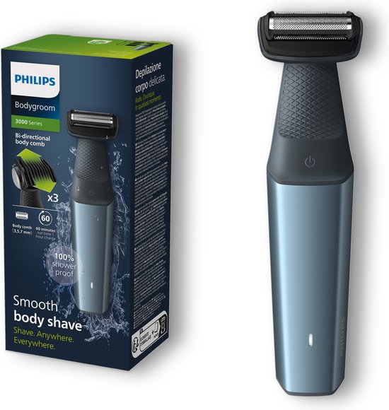 Philips series 3000 BG3027/03 - Bodygroomer voor mannen - Blauw