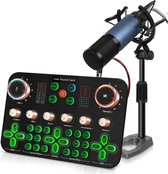 Podcast Microfoonset - Podcast Starterset - Streaming Microfoon - Verstelbare Microfoon
