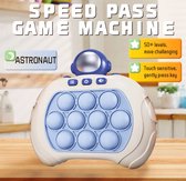 Pop It Game | Astronaut | Fidget Toy | Onweerstaanbaar Plopgeluid | Eindeloos Plezier | Perfect voor Ontspanning en Concentratie | Draagbaar en Compact | Druk en Geniet Overal | Jong en Oud | 4 verschillende Niveau's