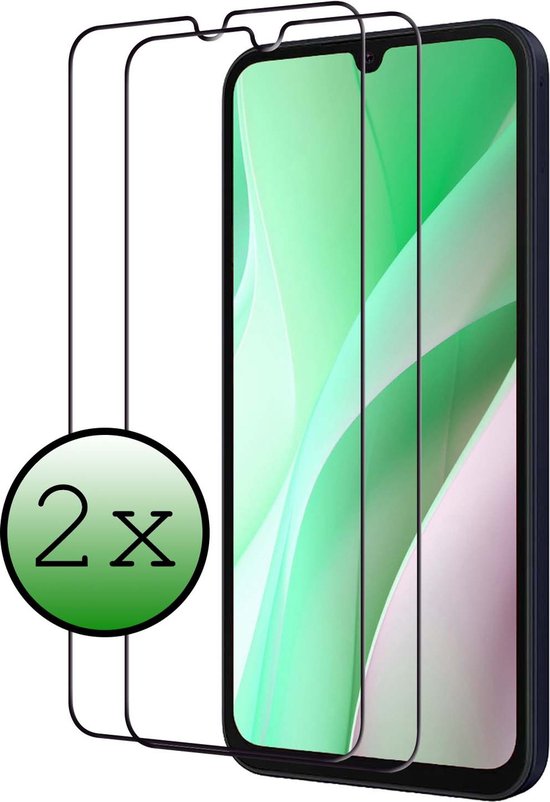 Protecteur d'écran adapté pour Samsung A15 Film de protection d'écran en verre de protection complète - Protecteur d'écran adapté pour Samsung Galaxy A15 Protecteur d'écran couverture complète - 2 pièces