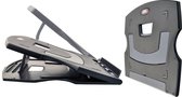DESQ® - 1502 – Laptop-/Tabletstandaard - Plat inklapbaar: 10mm - Licht: 375 gram - Hoogte 0 – 155mm - 10-15 Inch laptops
