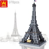 Wange 5217 - Eiffel Tower Paris - 978-delige bouwset - Lego compatibel - Eifel Toren