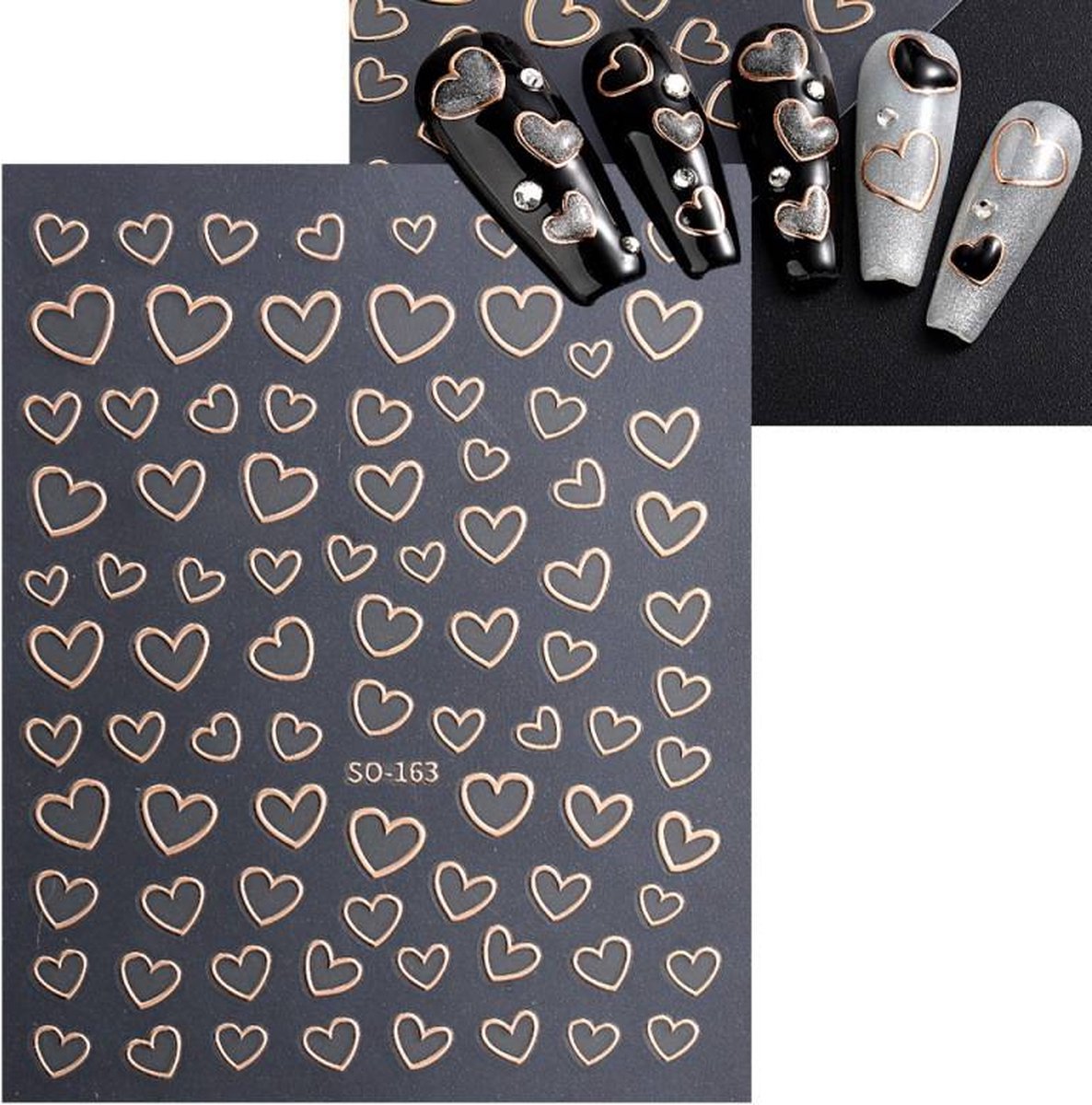 Goedkoopste Hartjes nagelstickers / Valentijn nagels / Hartjes / Nailart / Hippe nagels