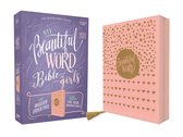 Beautiful Word- NIV, Beautiful Word Bible for Girls, Updated Edition, Leathersoft, Zippered, Pink, Red Letter, Comfort Print