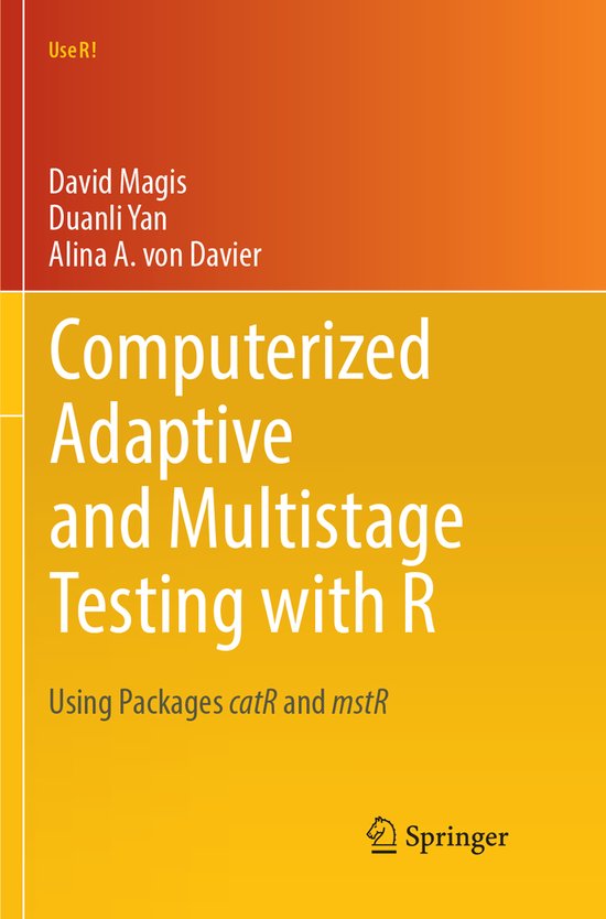 Use R!- Computerized Adaptive and Multistage Testing with R - cover