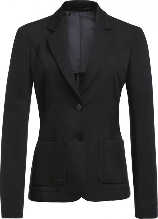 Jas Dames 38 EU (10 UK) Brook Taverner Lange mouw Black 67% Viscose, 29% Polyamide, 4% Elasthan