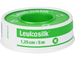 Voordeelverpakking 3 X Leukosilk hechtpleister, met klemring, 9.2m x1,25cm, 1st (1021)