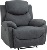 HOMCOM Fauteuil kan 150 ° worden gekanteld, enkele bank, fauteuil, tv-stoel, linnen 833-852