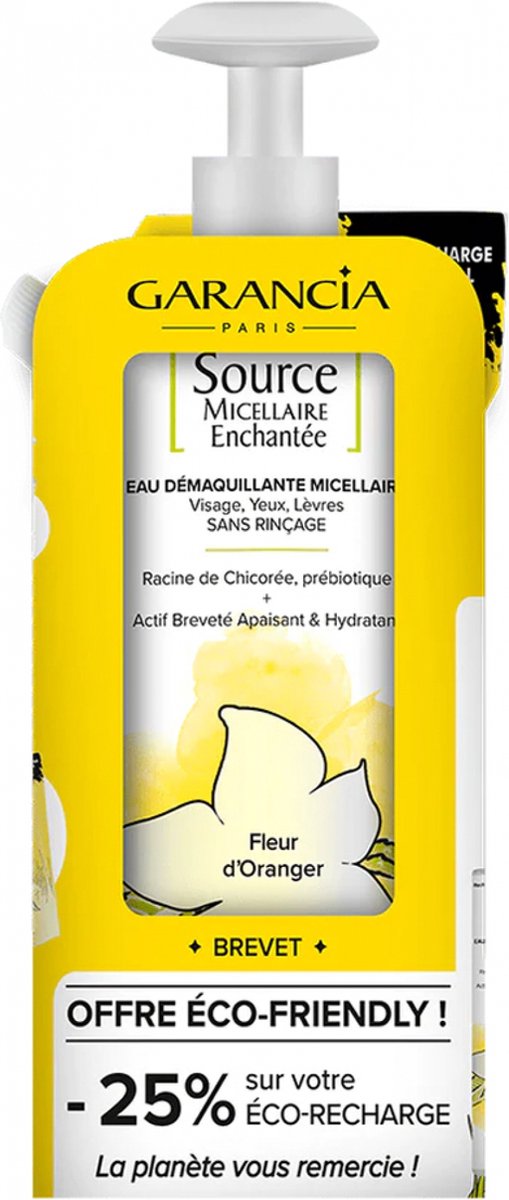 Garancia Source Micellaire Enchantée Oranjebloesem Micellair Reinigingswater 400 ml + Eco-Refill 400 ml